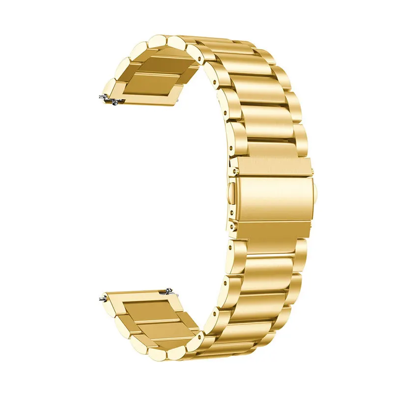20 мм/22 мм Нержавеющая стальная лента для Samsung Galaxy Watch 4/Classic/3/Active 2/46 мм/42 мм браслет Gear S3 Frontier Huawei GT/2/Pro.