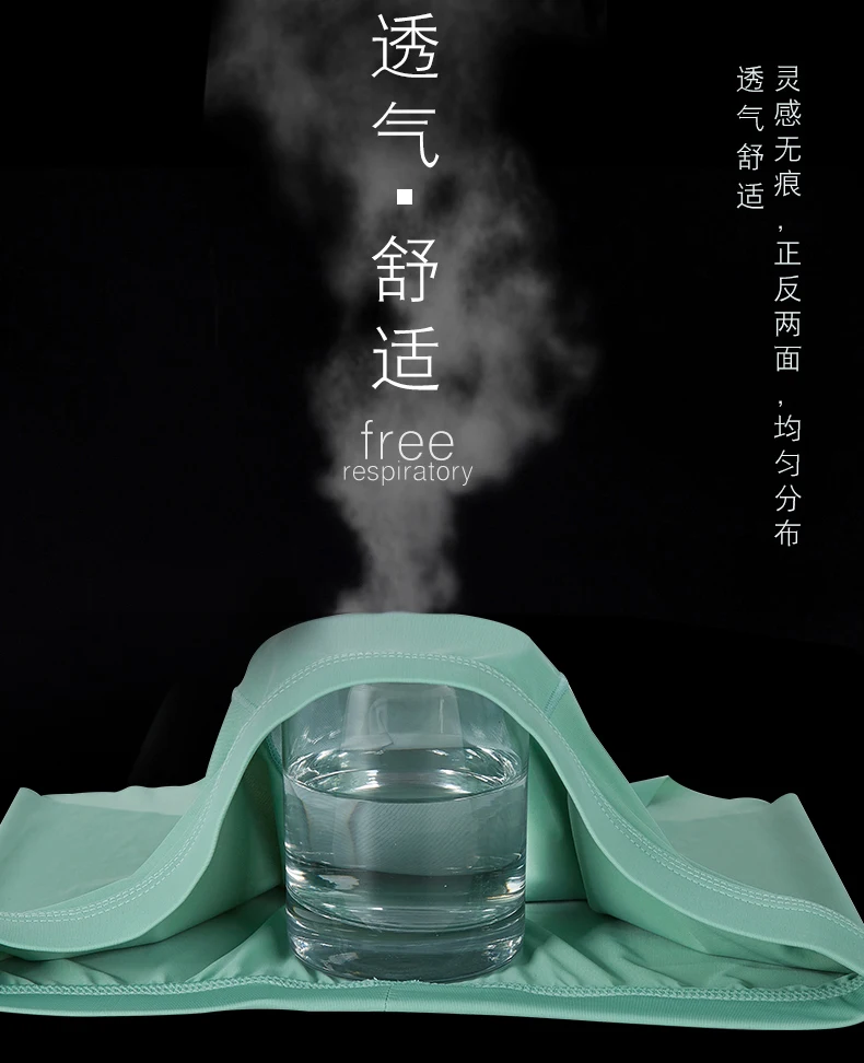 10pcs/lot Male Panties nylon UnderPants Men Boxers seamless sexy ice silk Man Short Breathable