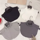 Новый стиль, Женский фальшивый воротник для мужчин и женщин, сезон весна-осень-зима, хлопковые съемные высокие воротники со съемным воротником, аксессуары для одежды унисекс