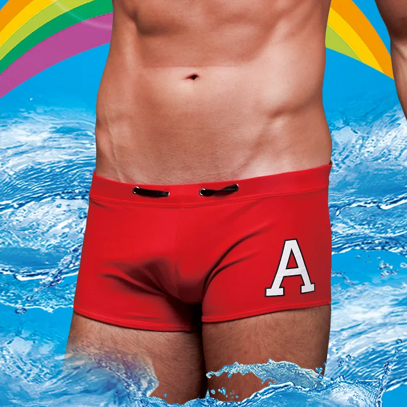 Новинка 2019 купальник для мужчин сексуальные летние пляжные шорты с буквенным