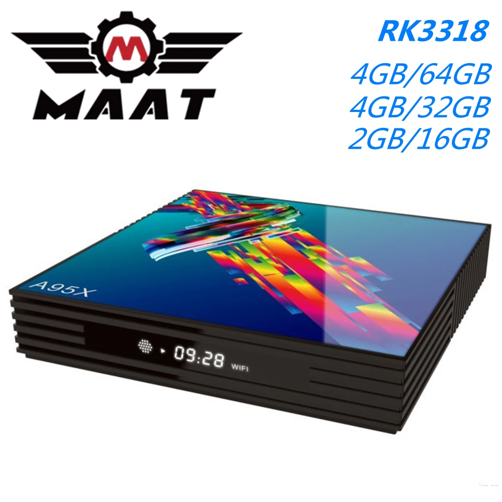 Приставка Смарт ТВ A95X R3 4 + 64/32 ГБ Android 9 0 ядра 2 16 4/5 ГГц|ТВ-приставки и медиаплееры| |