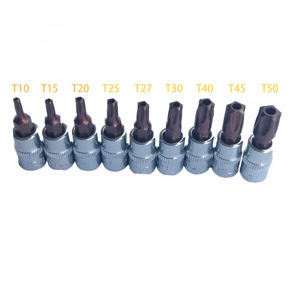Большая стрела 9 шт 1/4 &quotDR. Закаленный 5 PT Звездный набор гнезд T10 T15 T20 T25 T27 T30 T40 T45