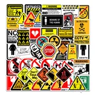 Наклейки с граффити, 50 шт., водонепроницаемые наклейки для ноутбука, чемодана, багажника автомобиля, гитары, мобильный телефон