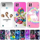 Чехол для OPPO Realme C21Y, 2021 дюйма, Противоударная задняя крышка из ТПУ, силиконовый чехол для телефона, чехол для Realme C21 Y C 21, прозрачный мягкий бампер