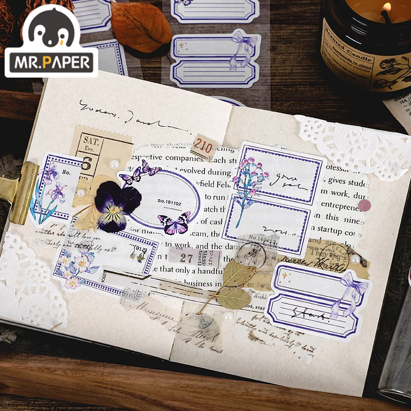 Mr. Paper 4 дизайн Infeel.Me книга Mo Chengxiang серия записываемая наклейка упаковка 6 штук