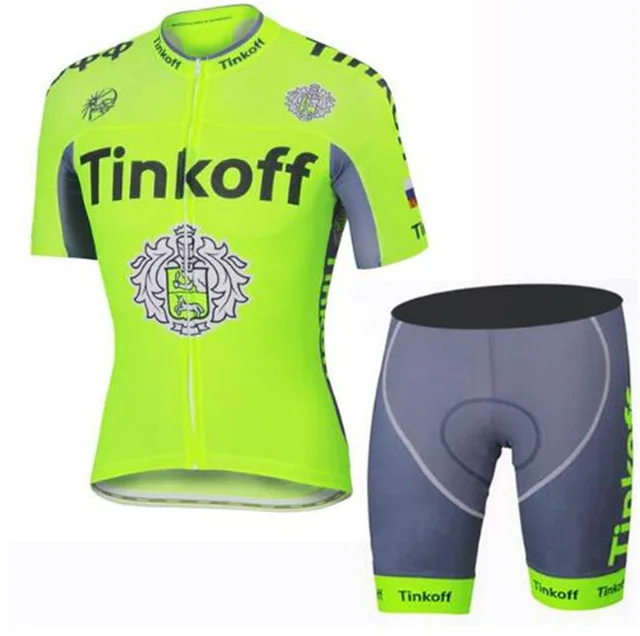 C3 Saxo Bank Tinkoff команда Велоспорт Джерси НАБОРЫ MTB велосипедный велосипед дышащие шорты Одежда Велоспорт костюм 9D гель Быстросохнущий - Цвет: C3