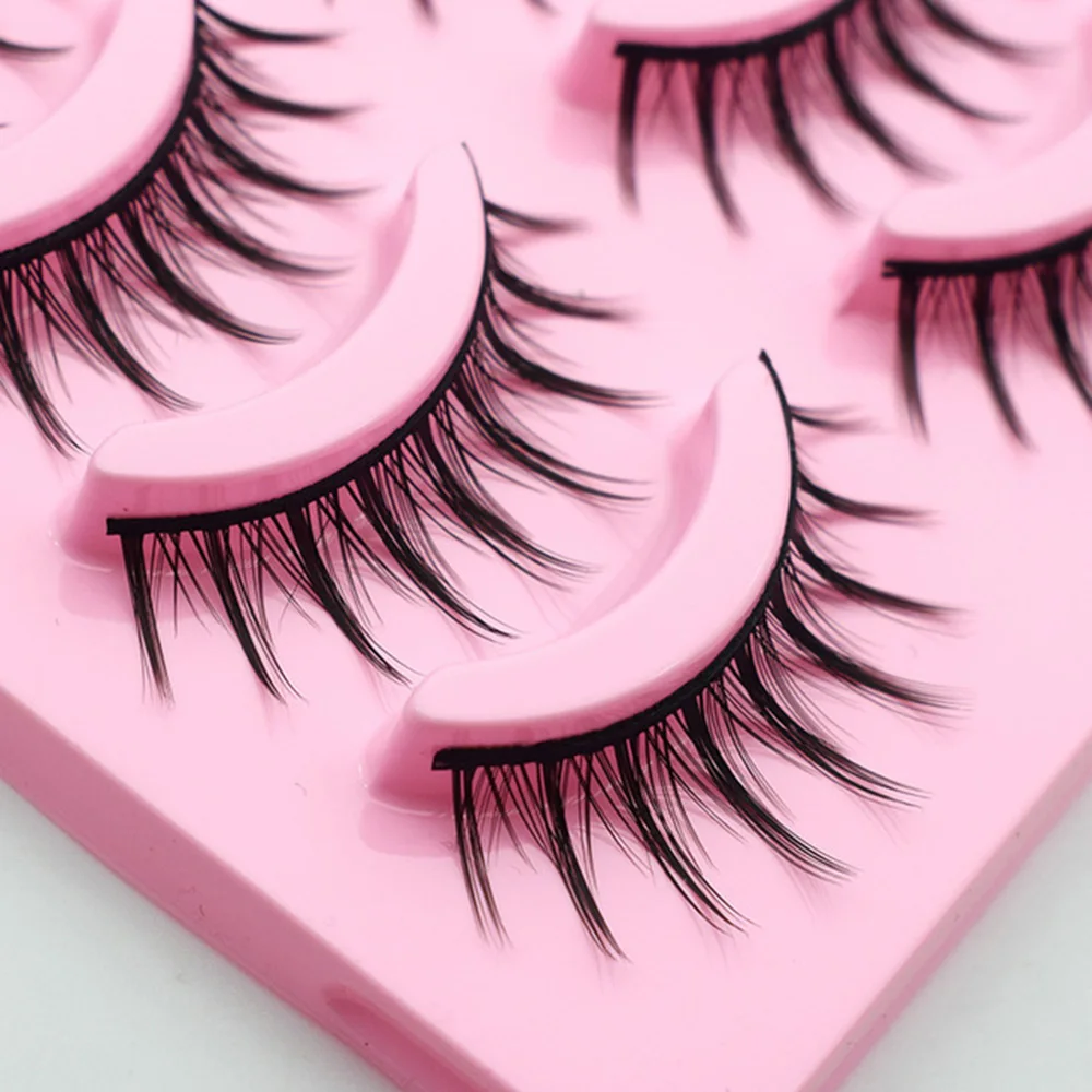 Волшебные накладные ресницы ручной работы натуральные густые с маленьким