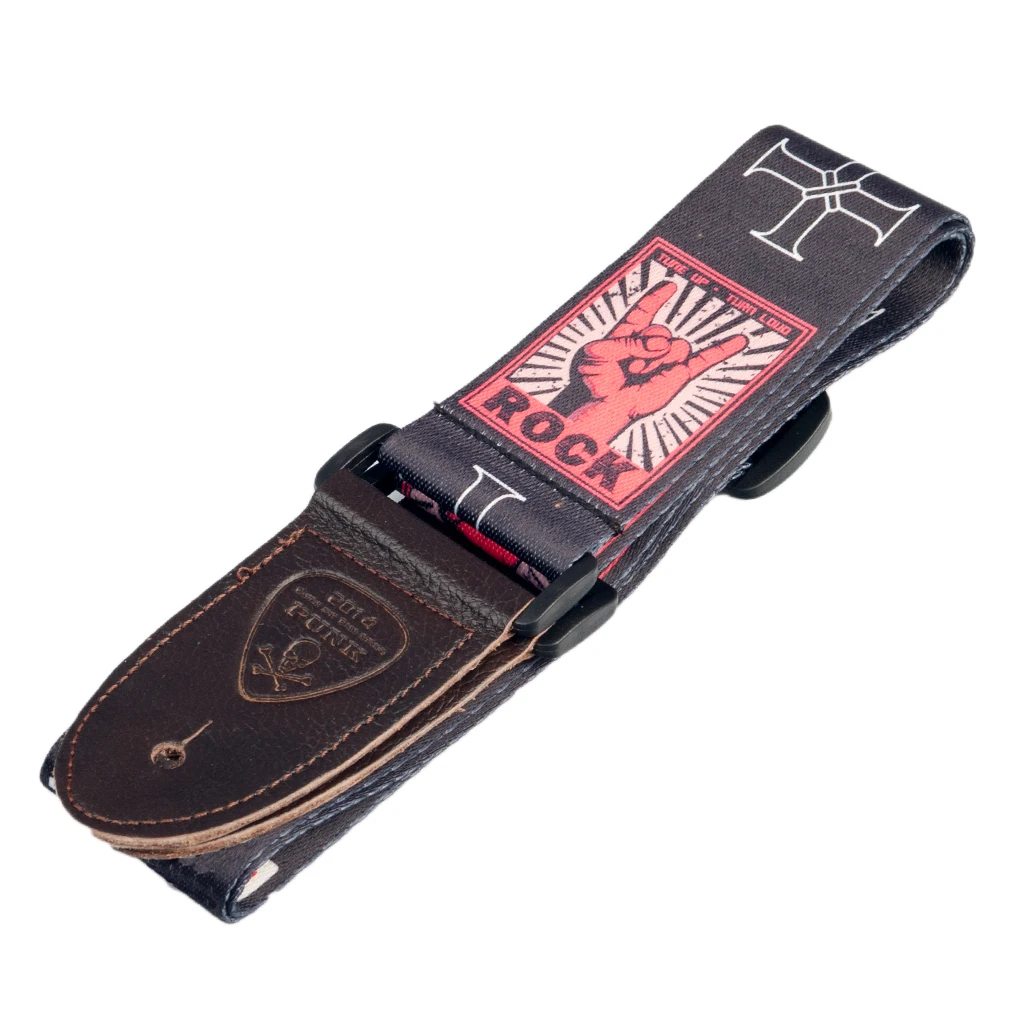 einstellbare gitarre strap bunte druck nylon strap gitarre strap lock für akustische elektrische gitarre und bass free global shipping