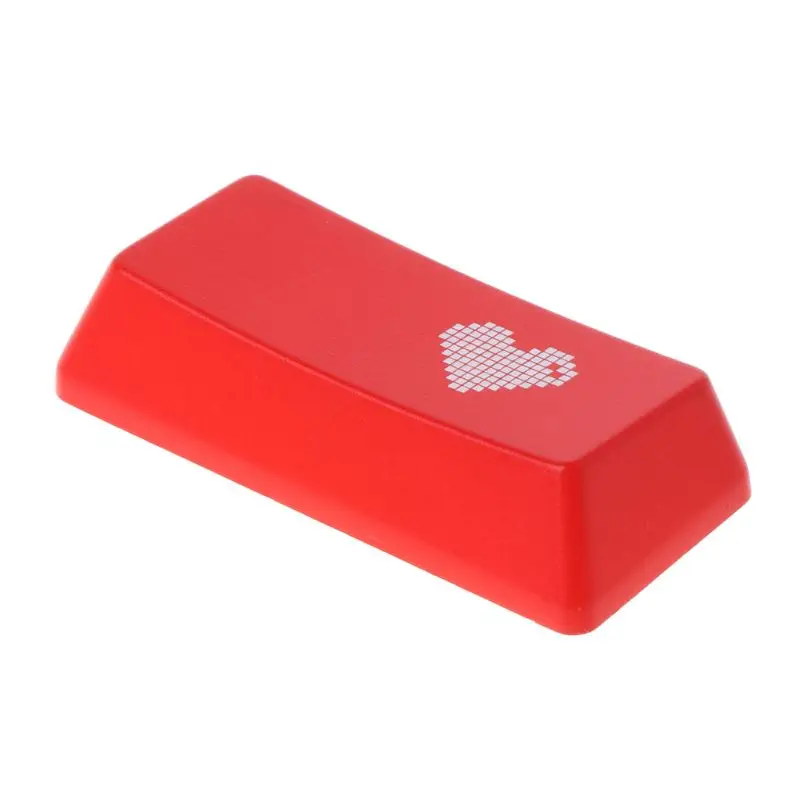 

Red Love Heart Pattern Keyboard Keycap Mechanical ENTER/ESC Key Cap Hat for PC Computer Notebook Use Supplies P9YE