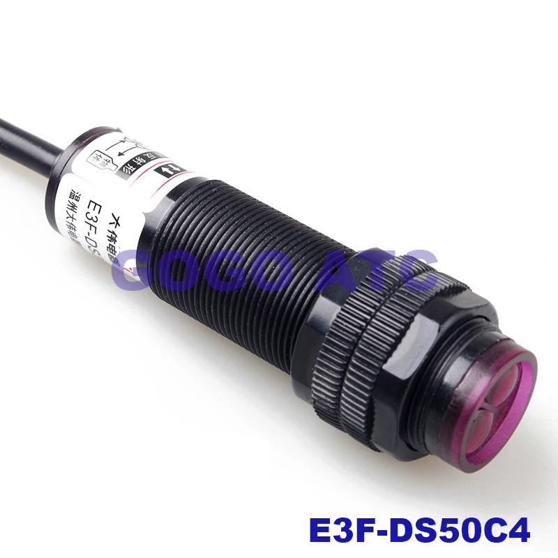 Инфракрасный датчик 50 см фотоэлектрический переключатель E3F-DS50C4 рассеянного