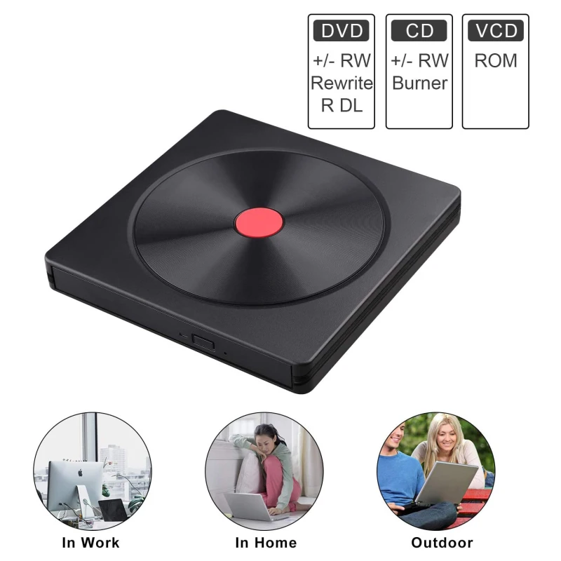 Портативный USB 3 0 внешний DVD записывающее устройство RW оптический привод для