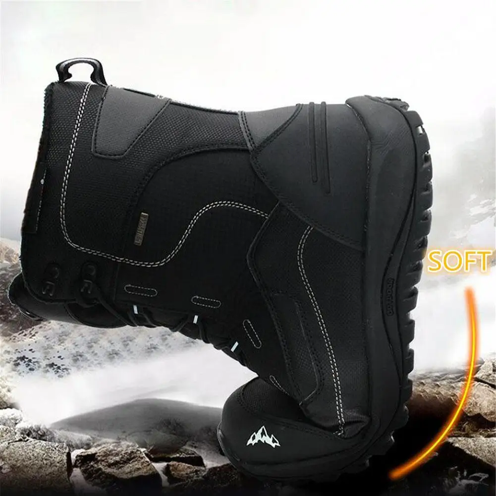 Зимние Детские ботинки на для пеших прогулок лыжный обувь девочек и мальчиков