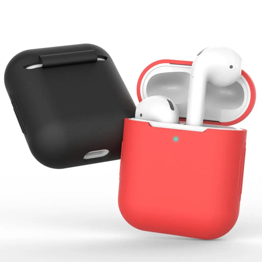 Силиконовые чехлы для Apple Airpods 1 2 защитный чехол наушников Airpod Air pods