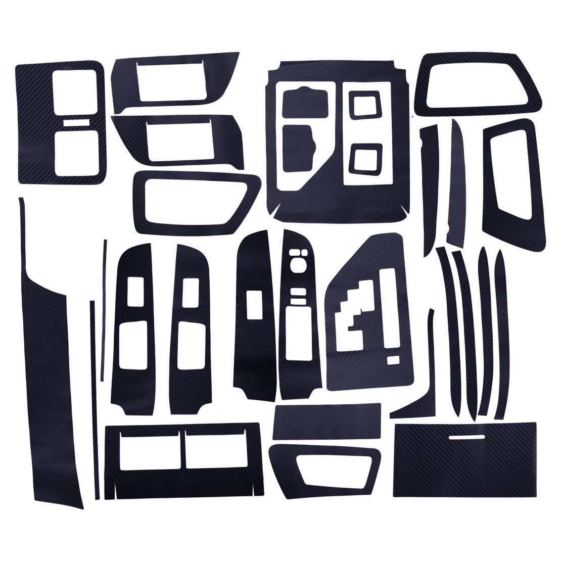 1 комплект декоративная наклейка LHD для салона автомобиля центральной консоли