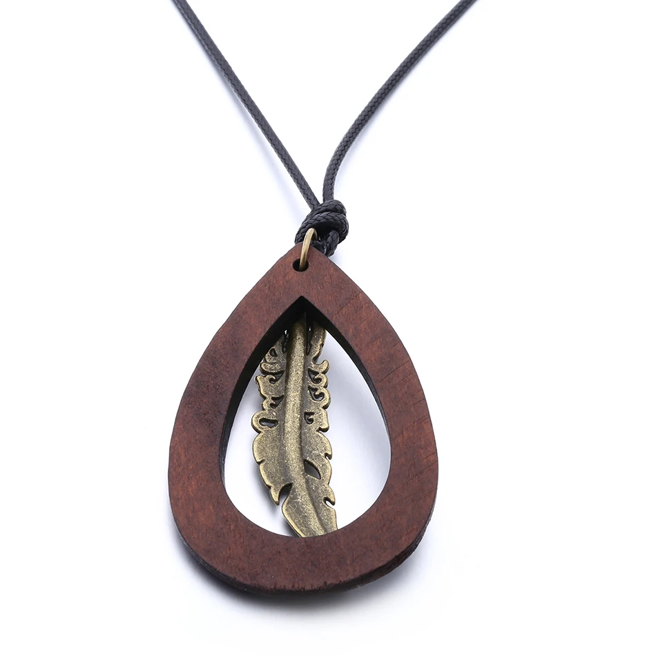 Женское винтажное длинное ожерелье $ Подвески для женщин свитер кожаный