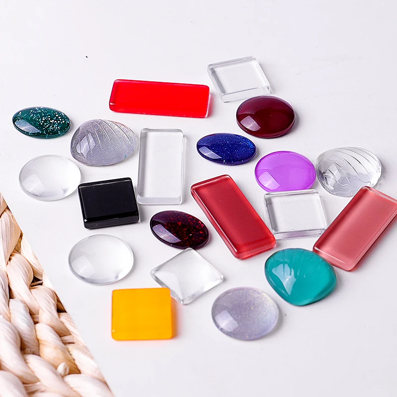 Прозрачный стеклянный дисплей для дизайна ногтей 10 шт. демонстрации гель-лака