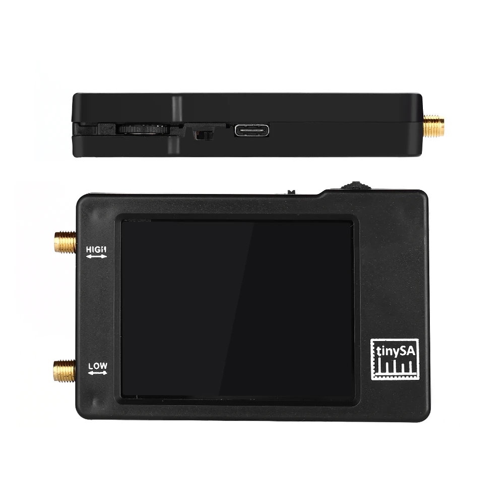Ручной анализатор спектра TinySA с двумя входами миниатюрный сенсорный экран 2 8