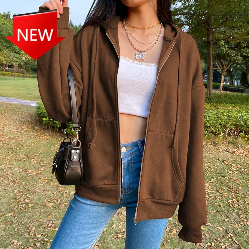 

Женская зимняя толстовка с капюшоном, с длинным рукавом и карманами