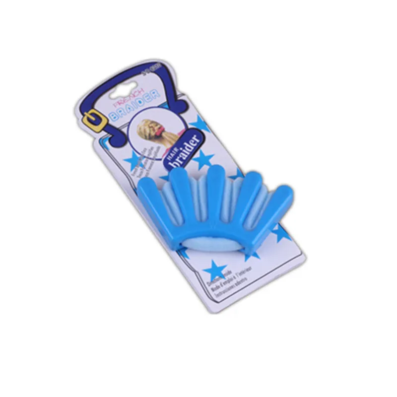 2 Цвета леди французский инструмент для плетения волос Плетение губка заплетать