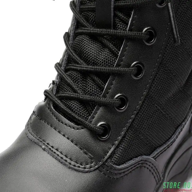 Online Pria Wanita Sepatu Taktis Army Boots Pria Militer Gurun Semata Kaki Polisi Pria Sepatu Kerja Sepatu Platform Nyaman Pria Hiking SEPATU