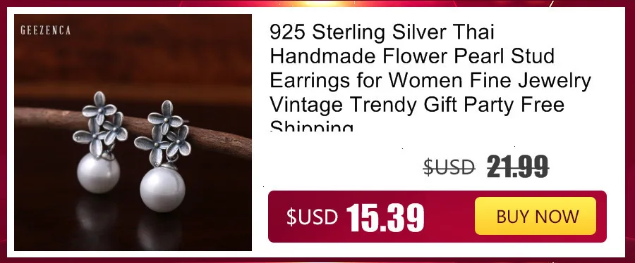 GEEZENCA 925 Sterling Silver Earrings for Women Indian Small Bells Beads Drop Earrings Ethnic Vintage Jewelry Party Gift
