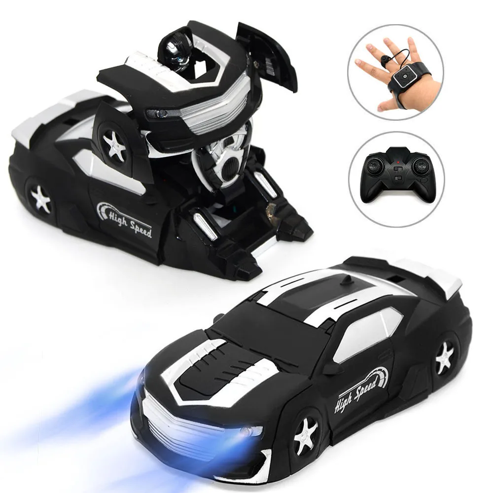 Автомобиль трансформер настенный с управлением жестами и пультом