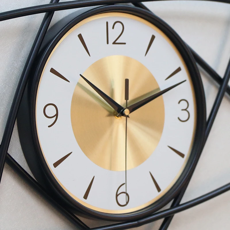 

Black Digital Wall Clock Elegant Classic Gold Creative Silent Simple Wall Clocks Living Room Zegar Scienny Home Watch EA60WC