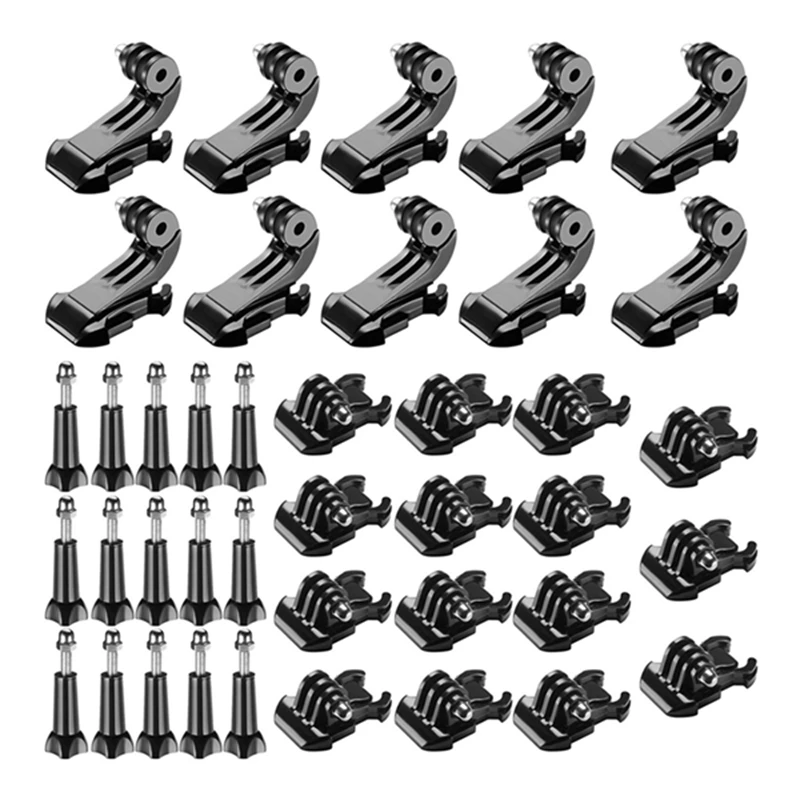 

Accessory Kit for Gopro, Buckle Clip Basic Mount, Vertical Surface Quick Mounting J-Hook Buckle Mount, Long Thumb Screw for GoPr