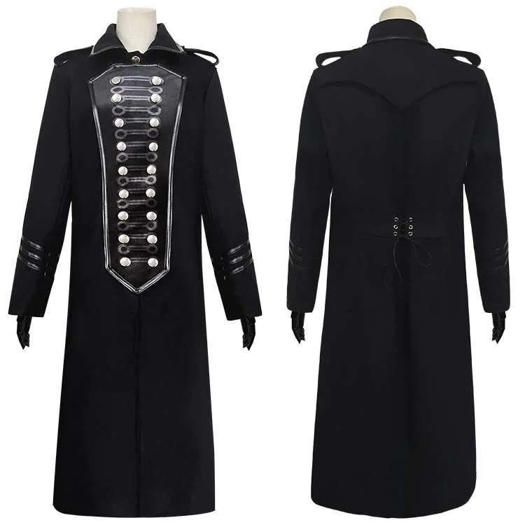 Военная униформа плащ в стиле панк и рейва пикантная женская готическая накидка