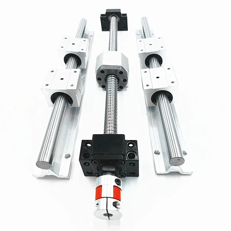 SBR20set: линейная направляющая 400/1500/1500 мм + линейный подшипник RM1605 SFU1605 шариковые