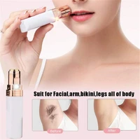 usb rechargeable women painless hair removal portable convenient shaver female eyebrow lip cheeks shaver face hair remover 30
