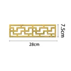 Наклейки зеркальные акриловые самоклеящиеся, 3 шт.