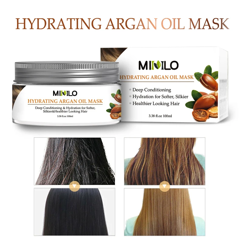 Argan волшебная маска для волос крем восстанавливает повреждения мягкие средства