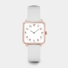 Элегантные Простые Модные женские часы из кожи розового золота, водонепроницаемые женские часы, подарки, ювелирные изделия Bayan Kol Saati