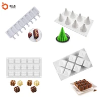 3d mousse christmas tree cake mold popsicle silicone molds for kitchen baking diy fondant jelly pudding pastry making decor tool