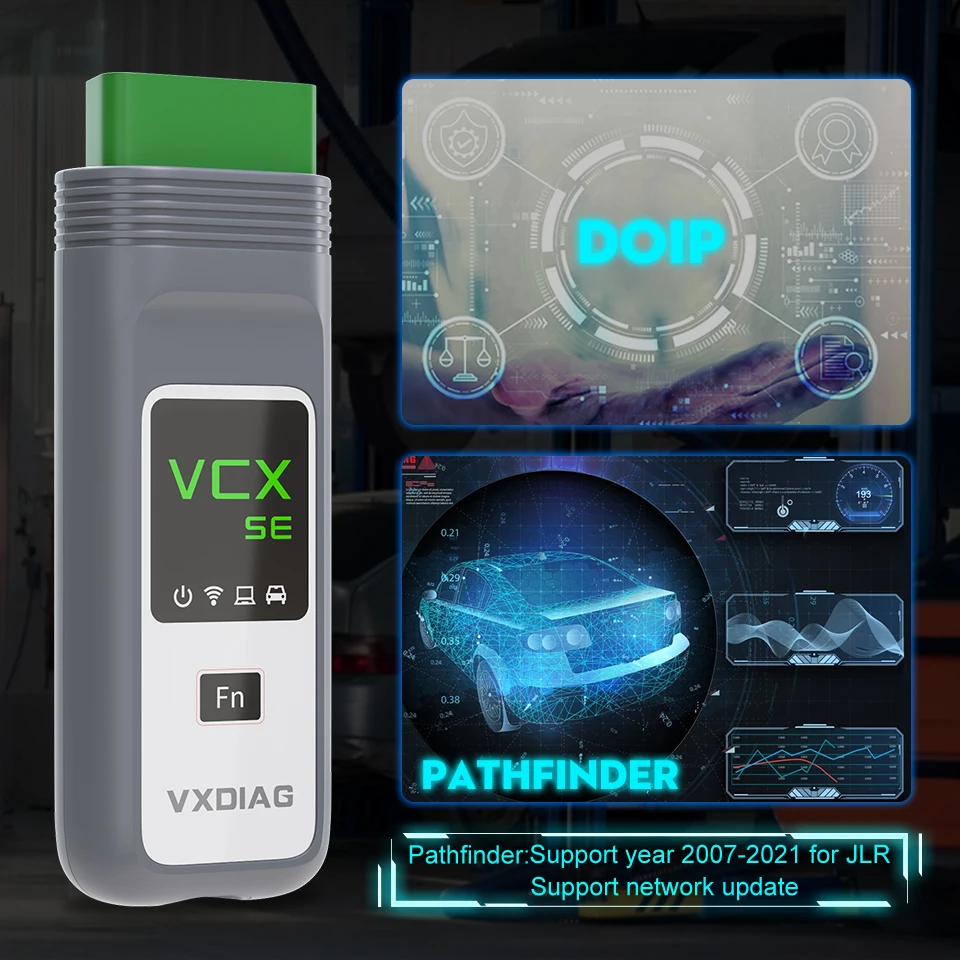 VXDIAG VCX SE диагностический инструмент для JLR Jaguar и Land Rover автомобиль OBD2 вся система ECU