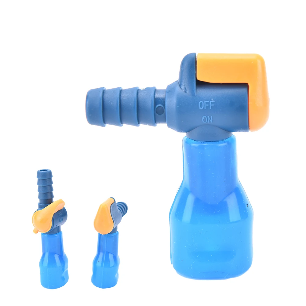 

1Pc Blue 90 Degree Outdoor Water Bags Silicone Straight Hydration Pack Suction Nozzle Bite Camping Essential