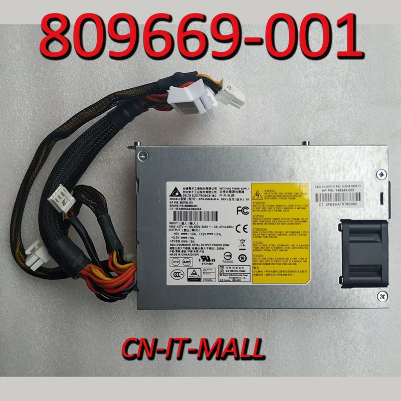 Pull 809669 001 803700 101 748343 002 DPS 250A B 95 A 250W блок питания для DL320e Gen8 V2|Компьютерные кабели и