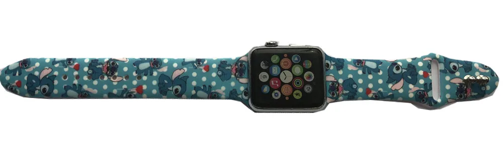 Силиконовый спортивный ремешок YUKIRIN с Микки-Маусом для Apple Watch, серия 4, 3, 2, 1, ремешок для iWatch, для девочек 38, 42 мм, 40, 44 мм