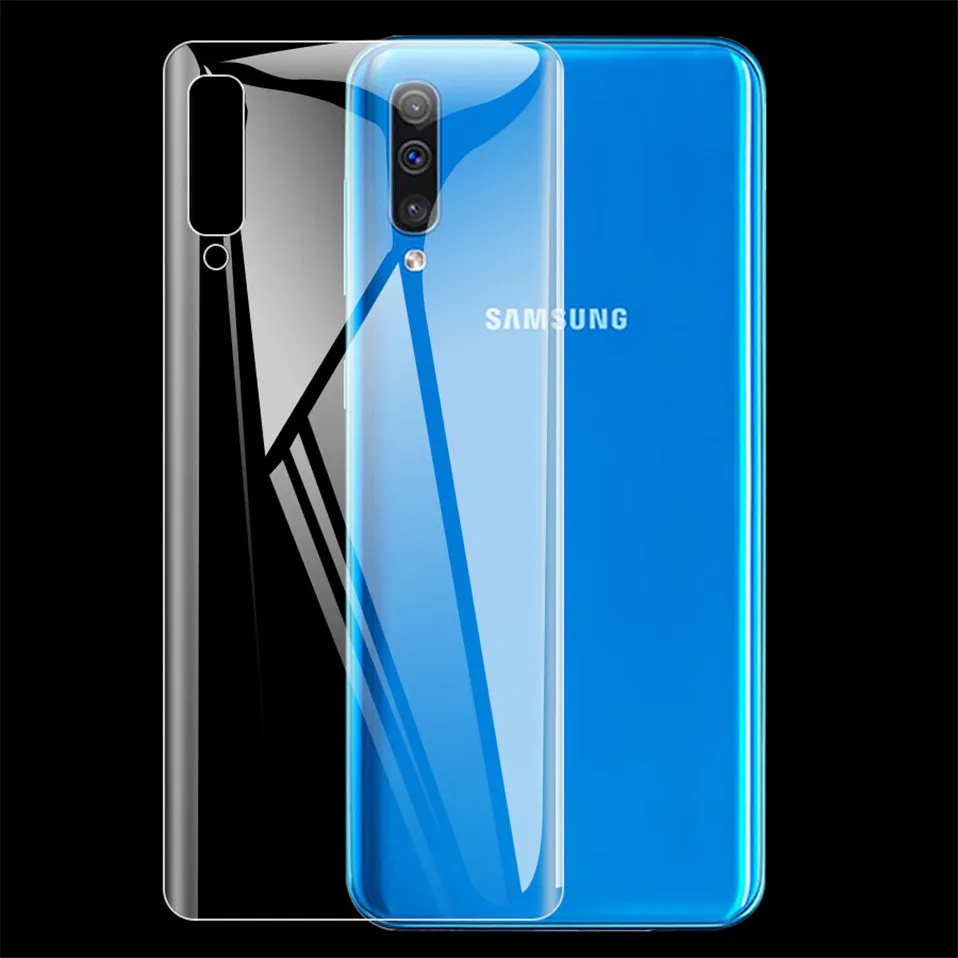 Передняя Задняя мягкая пленка для samsung Galaxy A50 S10 S9 S8 Plus S10E A40 A30 A2 Note 8 9 Защитная пленка для экрана S10 Plus не закаленное стекло