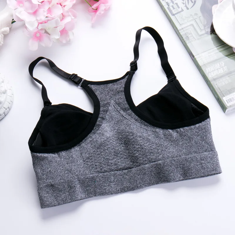 Спортивный бюстгальтер для фитнеса женский бега и йоги спортивный пуш-ап топ