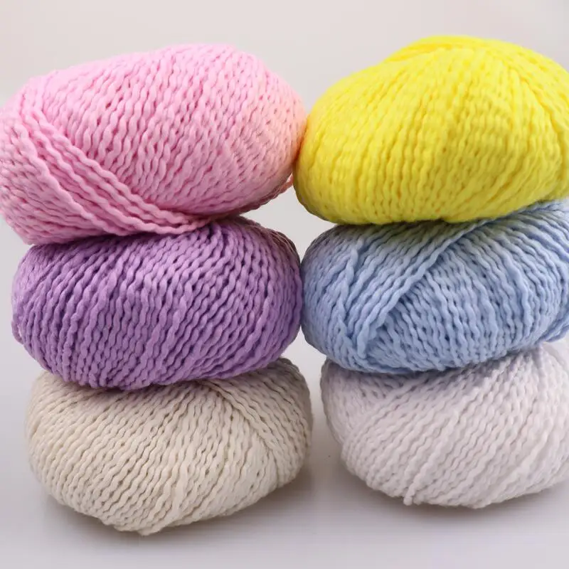 Плетеные вручную сумки для вязания крючком рубашки платья 50 г Летняя хлопковая