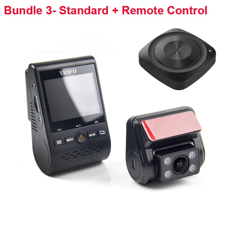 ADD Remote Control Новинка A129 Duo IR передний и внутренний двойной видеорегистратор Автомобильная камера 5 ГГц Wi-Fi Full HD 1080P буферный режим парковки для Uber Lyft такси - Название цвета: ADD Remote Control