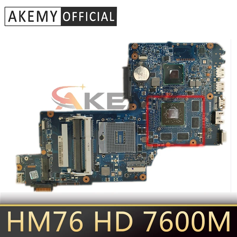 

Материнская плата AKEMY H000038250 для ноутбука Toshiba Satellite C870 L870, 17,3 дюйма, серия HM76 DDR3 HD 7600M, gpu
