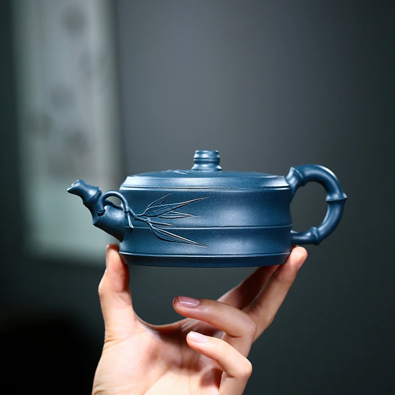 

Yixing special Zisha pot, handmade bamboo pot, teapot and tea set online store