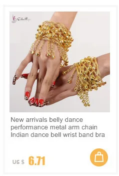 Dance Jewelry Oriental Dance Costume Accessories Sequins Beaded Adjustable Belly Dance Necklace Armbands Cheap Jewelry