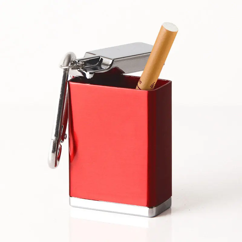 Модная Портативная электронная сигарета с крышкой брелок карманная пепельница