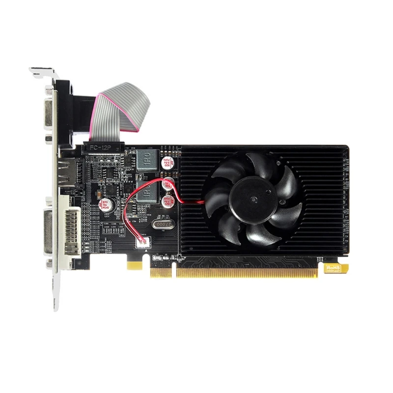 

VGA-карта для Amd Radeon HD6450 1 ГБ GDDR3 64 бит HDMI-совместимая VGA DVI графические карты с поддержкой PCI Express 2.0 интерфейс