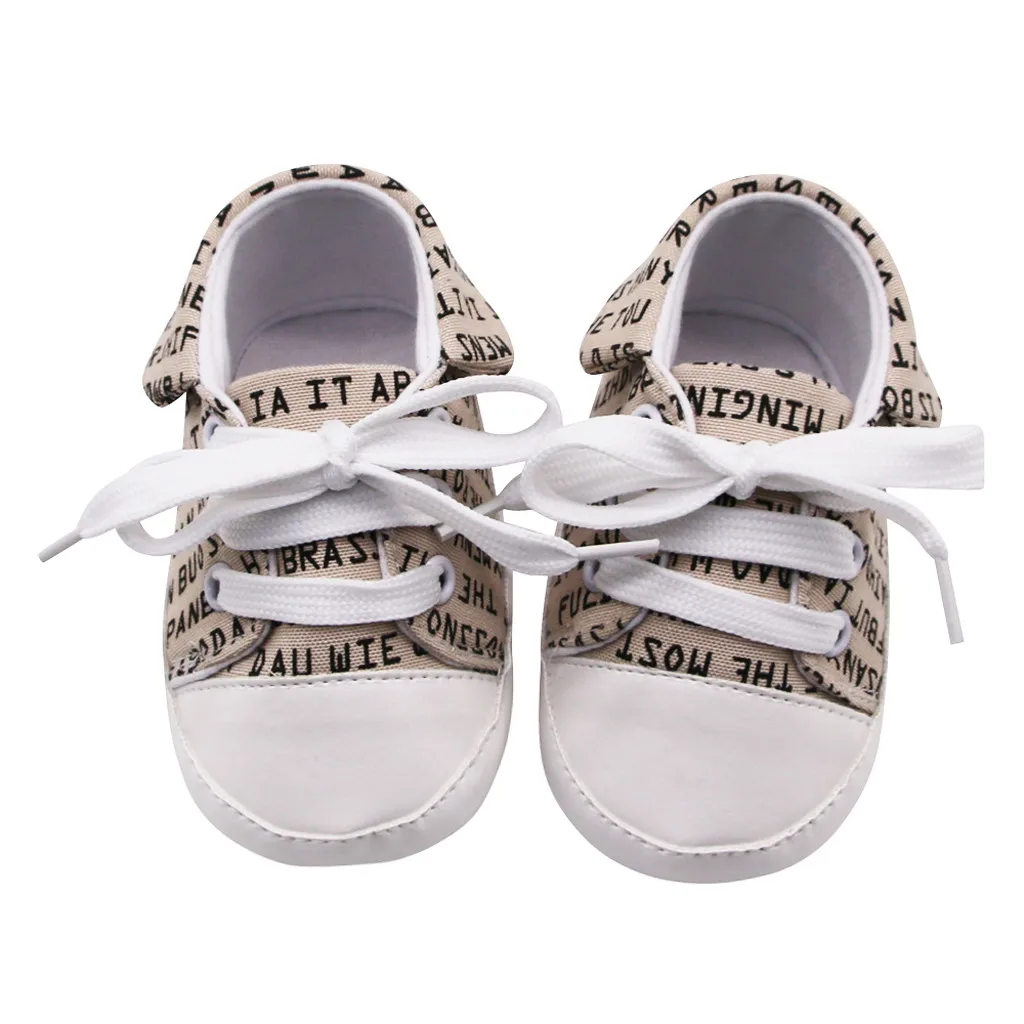 Теннисные кроссовки Bebes для новорожденных обувь на плоской подошве маленьких