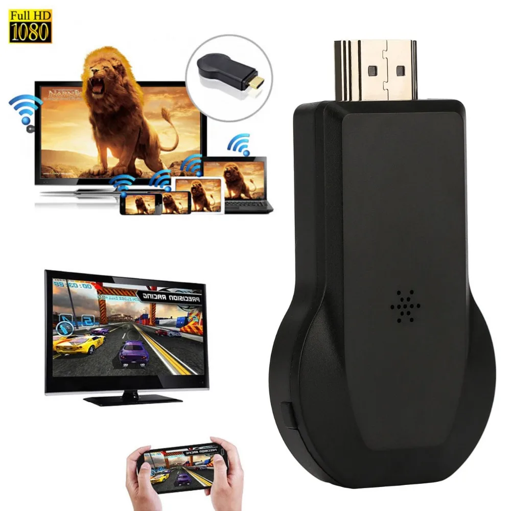 Беспроводной M2 TV Stick совместимому с HDMI Дисплей приемник для iPhone X 8 7 6 все разделяют
